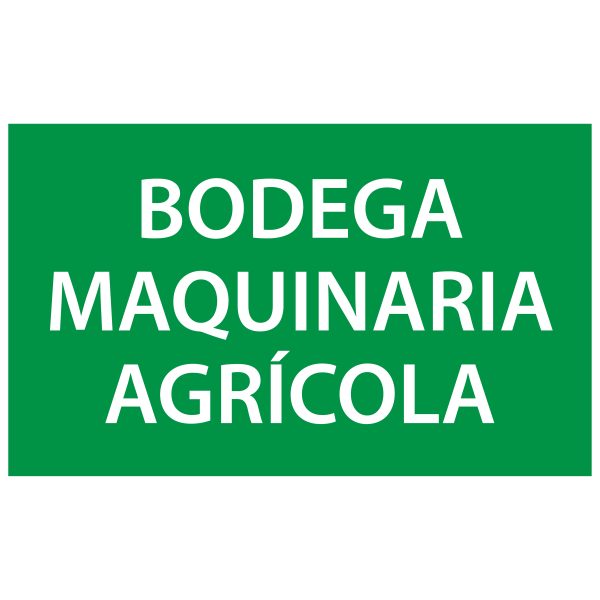 Bodega maquinaria agrícola