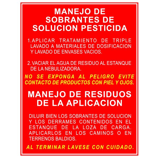 Manejo de sobrantes